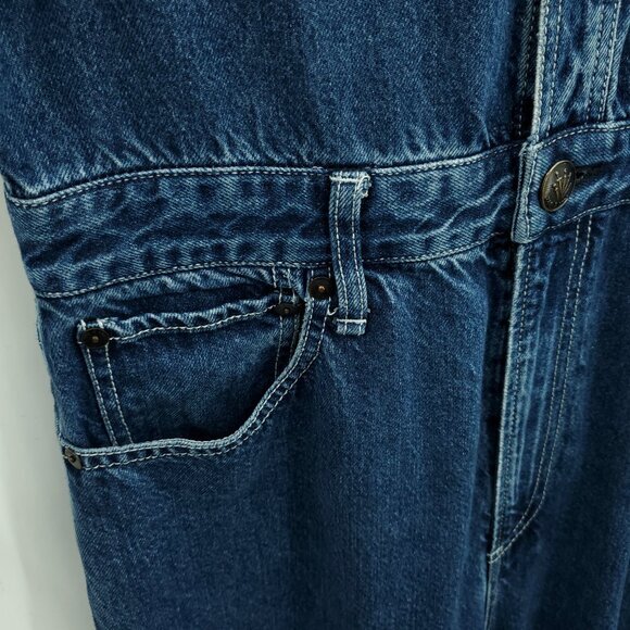 rag & bone All In One Denim Jumpsuit 10/30 Willow Blue - Picture 9 of 16